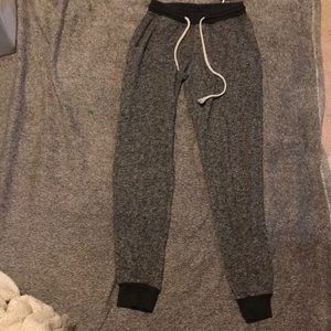 Gray sweatpants
